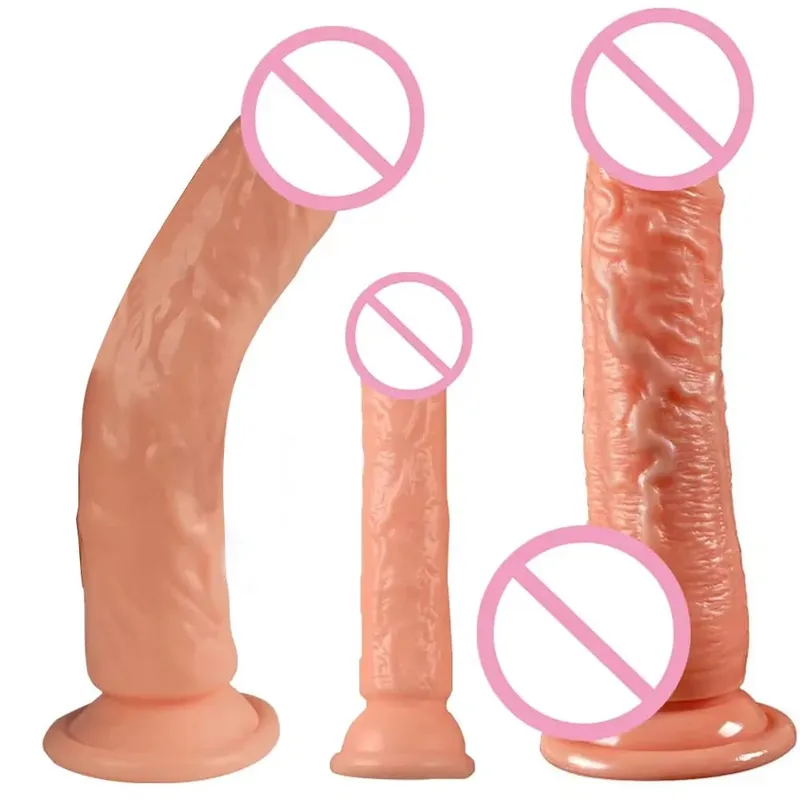 Βεντούζα πολλαπλών στυλ Dildo χρώματος σάρκας Dildo Big Dick Θηλυκό Αυνανιστής Κλειτορικός διεγέρτης Λεσβιακά σεξουαλικά παιχνίδια για γυναίκες