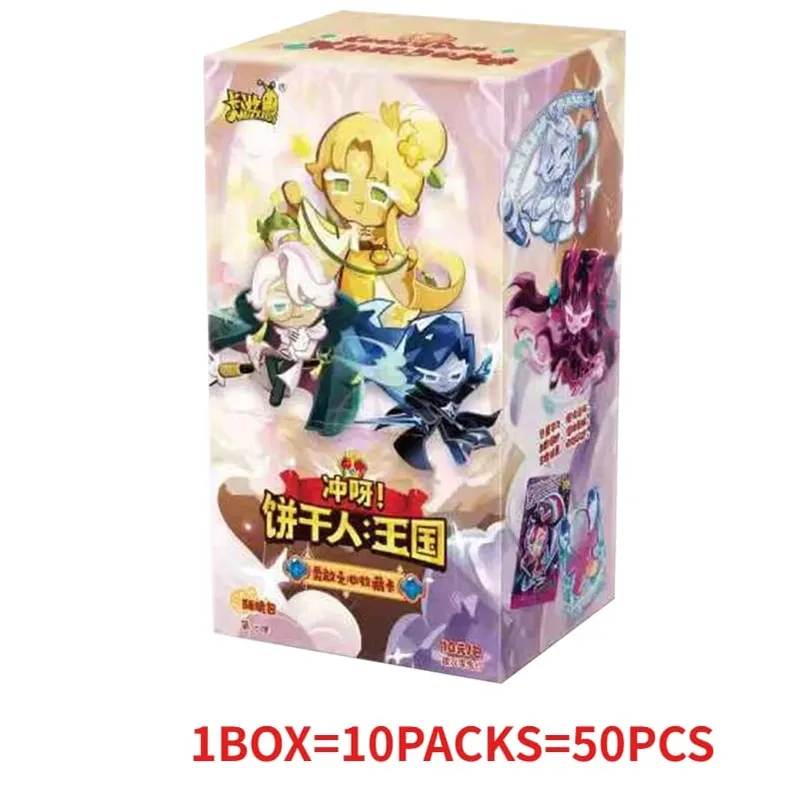Genuine Cookie Run: Kingdom Cards Braveheart פרק קריספי Pack Escape The Oven Adventure מתנות כרטיסי אוסף אנימה