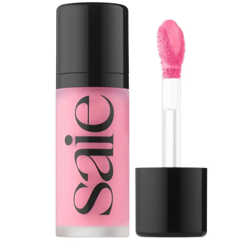מותג חדש Saie Slight Gloss Liquid Blusher נוזלי High Gloss ג'ל Starglow עמיד לאורך זמן קל לצביעה קוסמטיקה ניידת אופנה