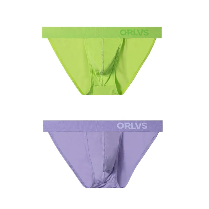 1PCS Men's Modal Ultra-Thin Barely-There Briefs U Convex Pouch Bright Solid Color Elastic Waistband Breathable Daily Underwear — image 9