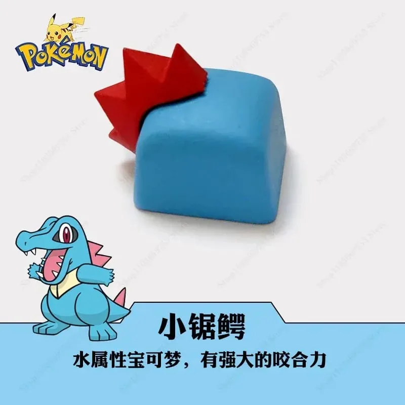 Pokemon Anime Cute Tail Keycaps Pikachu Gengar Eevee Keyboard Cap for Cross Shaft Μηχανικό πληκτρολόγιο 3D Resin Keycaps Το καλύτερο δώρο — image 26