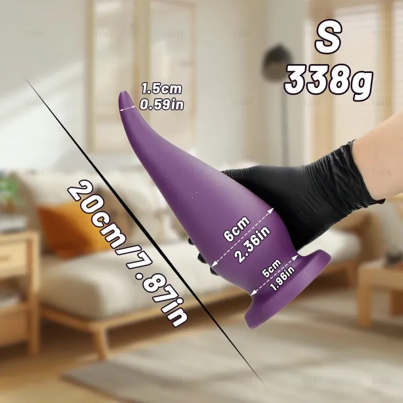 6/8/10/11 ס"מ סופר עבה אנאלי Buttplug ארוך במיוחד תקע אנאלי פיסטינג דילדו אנאלי חדירה צעצוע מין לנשים גברים עיסוי ערמונית