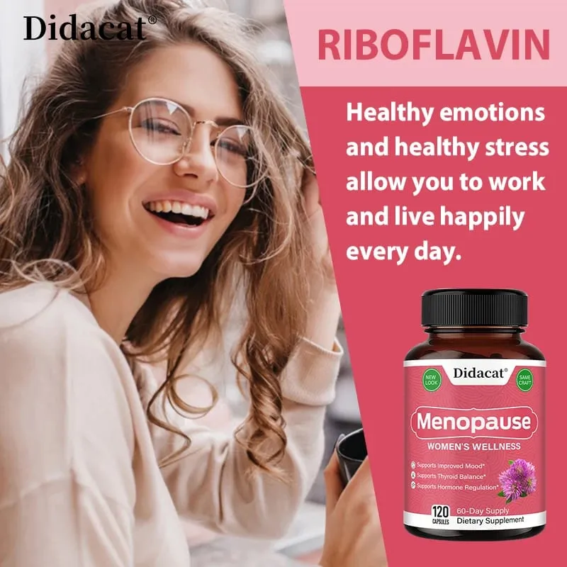 Menopause Relief Capsules - Improves Metabolism Support Weight Management Hot Flashes Night Sweats Mood Supplements for Women — image 4