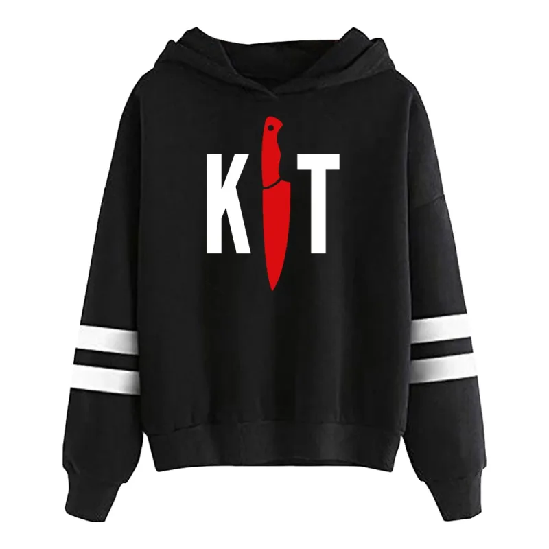 Kill Tony Merch 까마귀 유니섹스 포켓리스 평행 바 슬리브 streetwear 여성 남성 후드 티셔츠 웃긴 옷