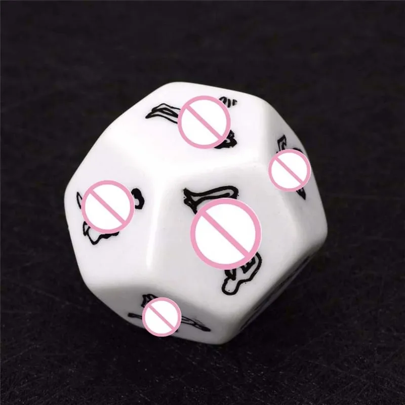 Sex Toys For Couples Women Adult Game Funny Sex Dice 6/12 Sides Romance Love Humour Gambling Erotic Crap Dice Bar Christmas Gift