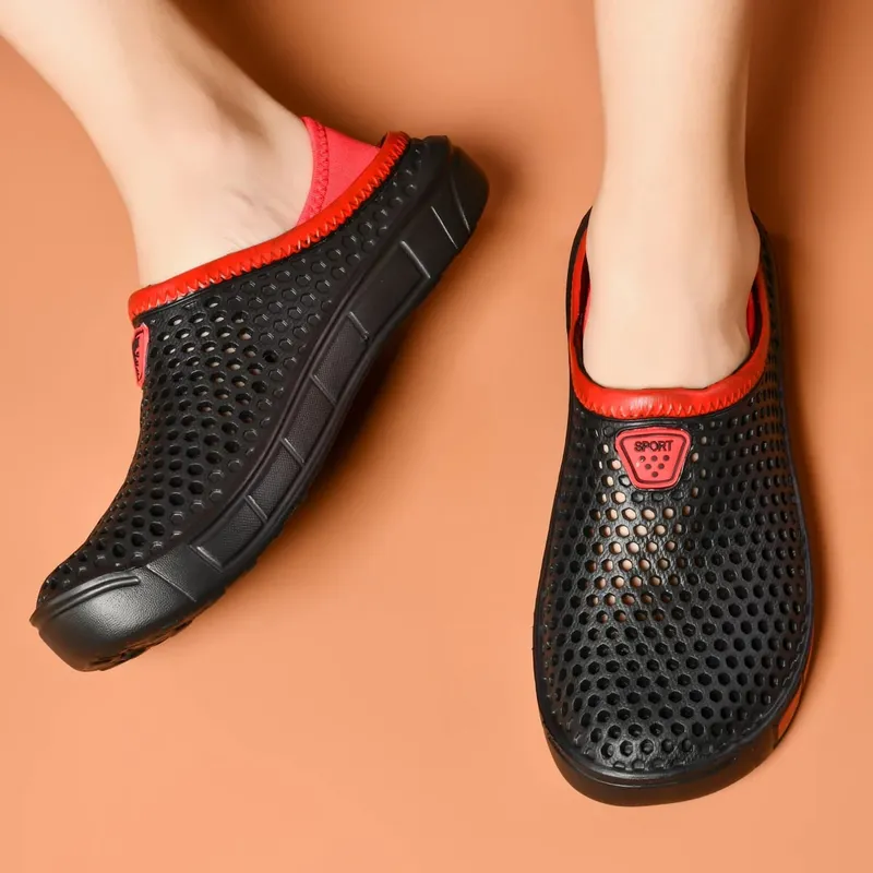 Breathable and lightweight these men's casual clogs are highly versatile! Available in multiple colors they redefine summer tr — image 2