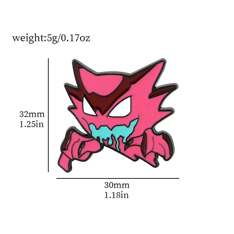 סיכות קריקטורה Gengar אנימה אמייל סיכות דש עבור אביזרי תרמיל אוסף אוסף סיכות תכשיטים — image 11