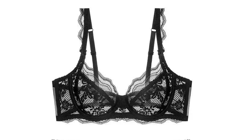 New Arrival Γυναικεία εξαιρετικά λεπτή βικτοριανή δαντέλα Push-up Σετ Soft Underwire Gather Lift Unpadded Comfort αναπνεύσιμα εσώρουχα