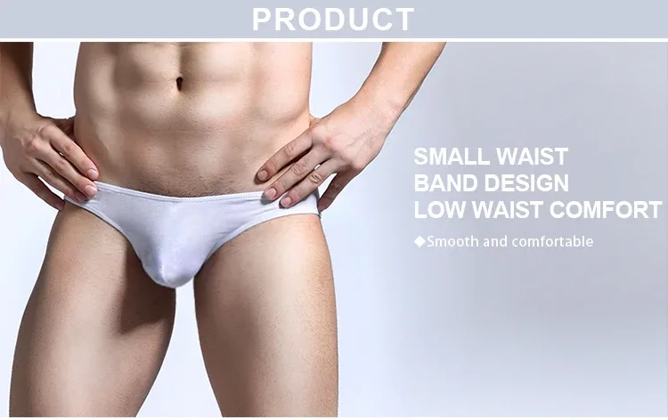 Men's underwear men's small triangle pants U convex Modal thin stretch sexy low waist tight narrow side underpants — image 12