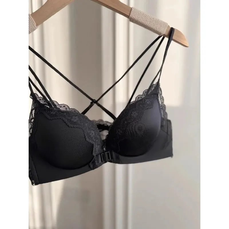 Σετ σουτιέν με μπροστινό κουμπιά Leopard Print Push Up Petite γυναικεία εξώπλατα σέξι εσώρουχα για πάρτι Βελτιώστε το μπούστο Show Larger S-XL — image 4