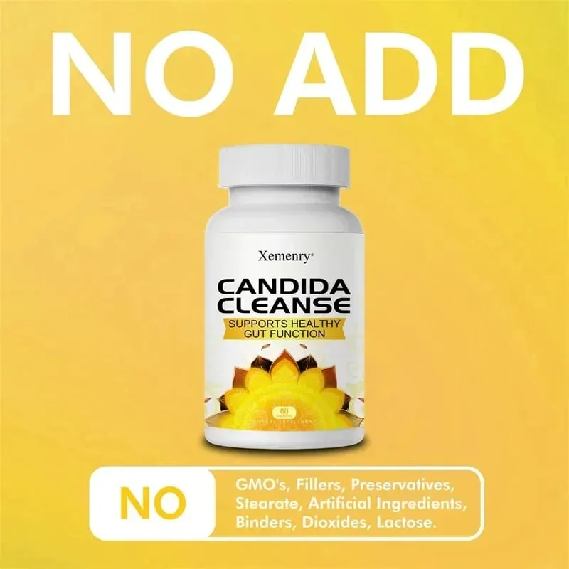 Candida Cleanse - Προωθεί τον καθαρισμό και την αποτοξίνωση του εντέρου Βελτιώνει την πέψη και ανακουφίζει από τη δυσκοιλιότητα και το φούσκωμα — image 6
