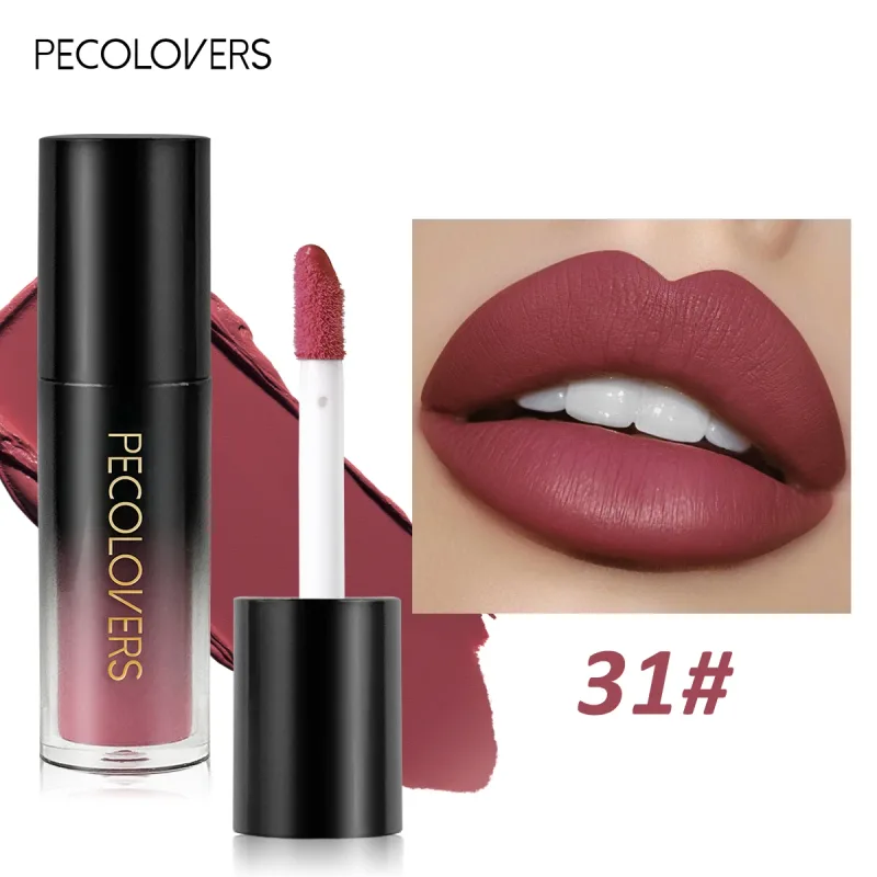 Πολλαπλών χρωμάτων Matte Velvet Lip Gloss Αδιάβροχο Αντικολλητικό Κύπελλο λείο κραγιόν για εφαρμογή υψηλής απόδοσης χρωμάτων — image 23