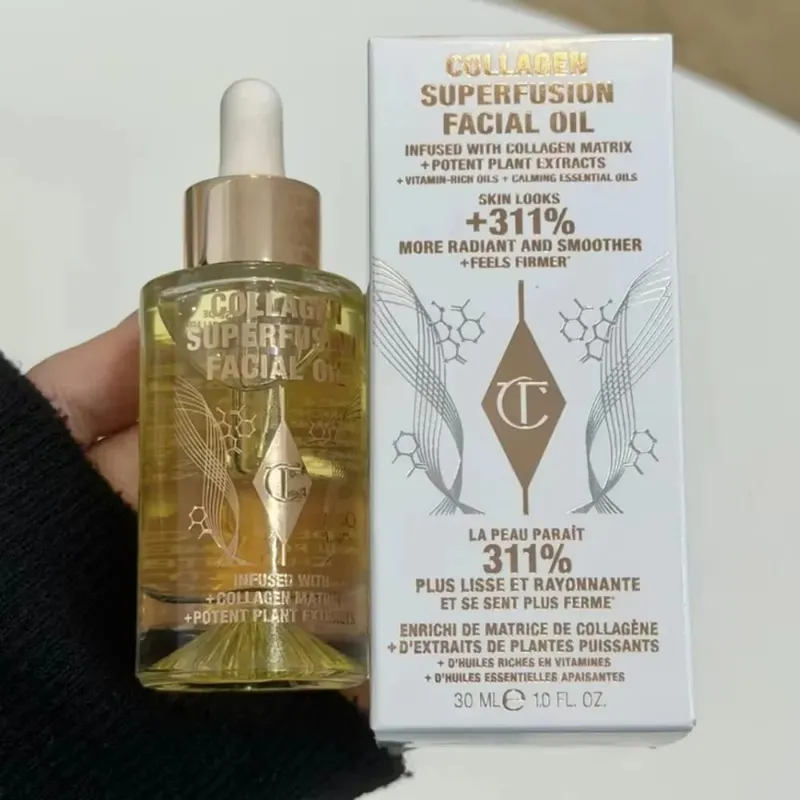 Charlotte Tilbury 30ml Collagen Superfusion Facial Oil Facial Skincare SKIN Looks More Radiant Smoother Feels Firmer Makeup Gift — image 4
