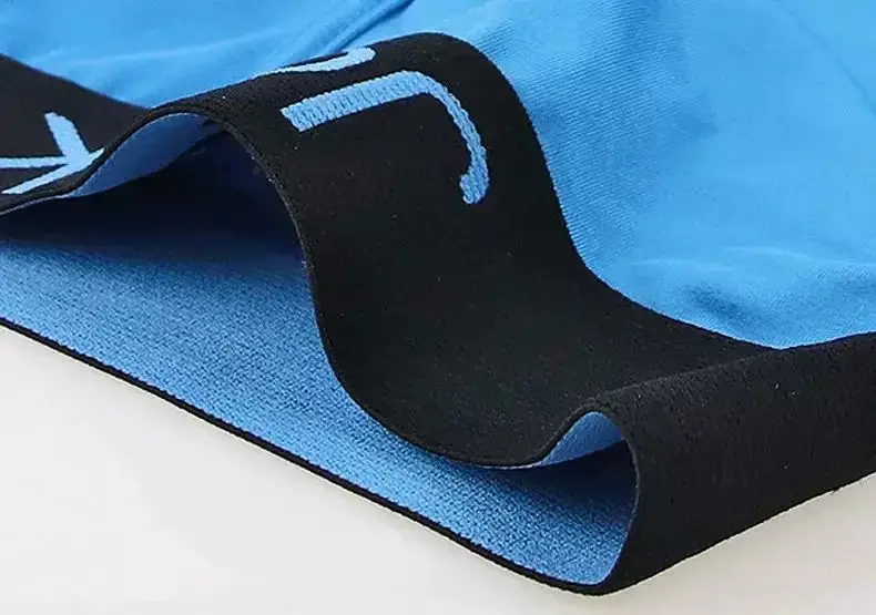 5Pcs/Men's Underwear Men Short Antibacterial Comfortable Sexy Boxer 3D Large Pouch Casual Solid Color Underwear Boxer MenPanties — image 8