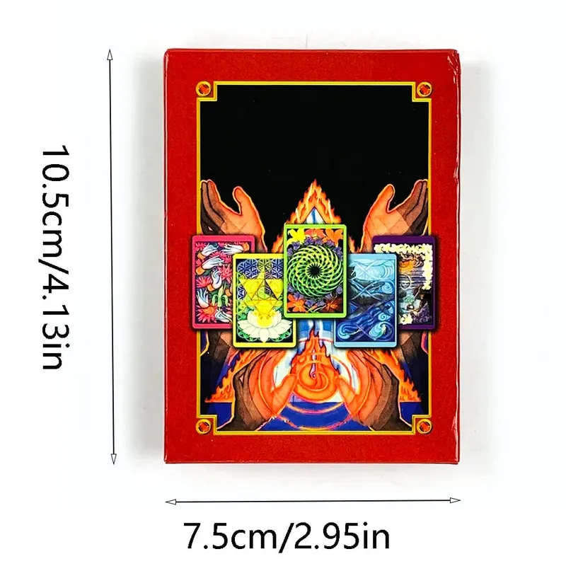 New Sacred Geometry Cards For The Visionary Path A 64 Pcs Oracle Cards Integrating Math Science and Spirituality Party Game