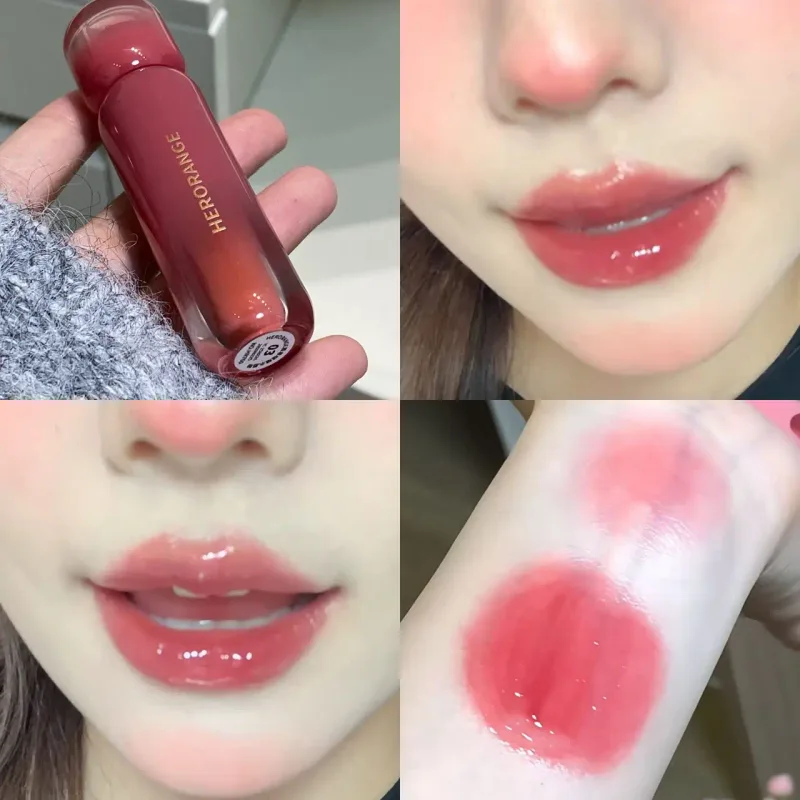 Smoked Grape Purple Red Lip Glaze Mirror Water Lip Gloss Moisturizing Liquid Lipstick Clear Tint Makeup Korean Women Cosmetics — image 8