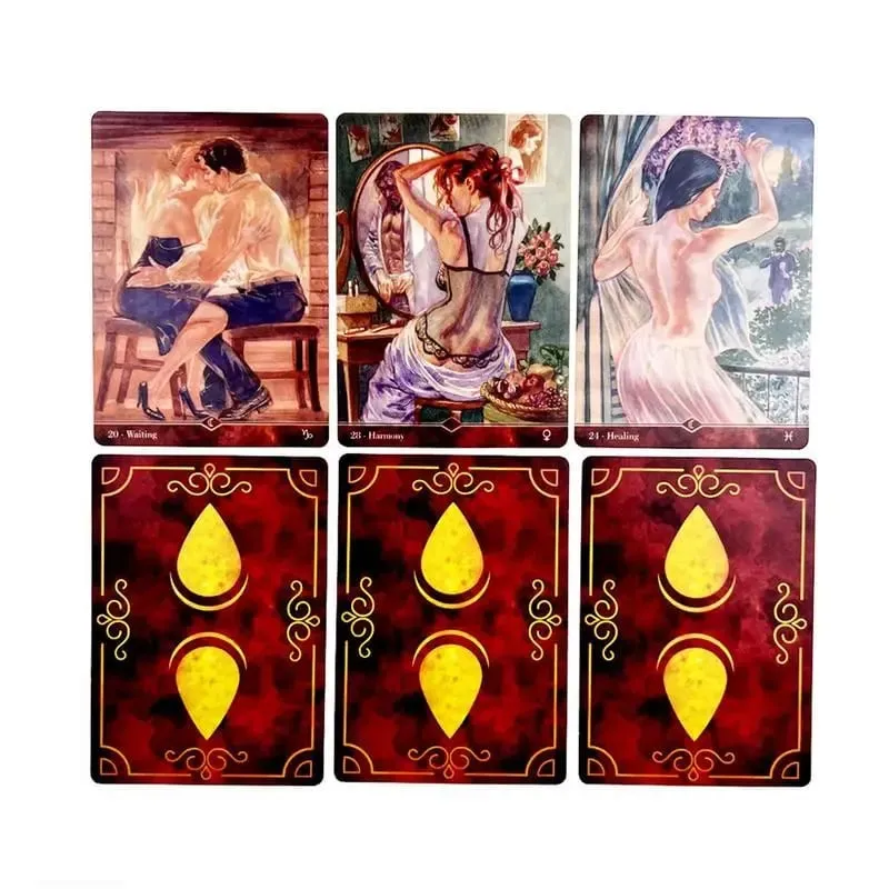Tarot Of Sexual Magic Cards Ταρώ Αγγλική Έκδοση Deck Tarot Επιτραπέζιο παιχνίδι Μαντική Μαντεία Επιτραπέζια Παιχνίδια Μοίρα Oracle Card — image 3