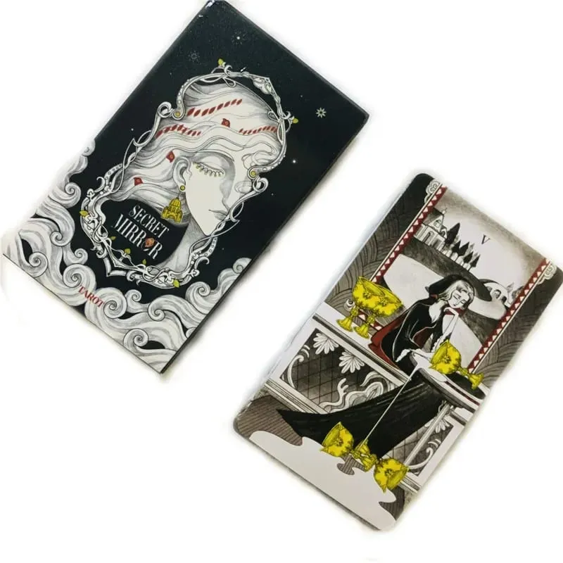 Secret Mirror κάρτες Tarot 80 τράπουλα 10x6,3 cm Divination Deck English Vision Edition Επιτραπέζιο παιχνίδι για πάρτι