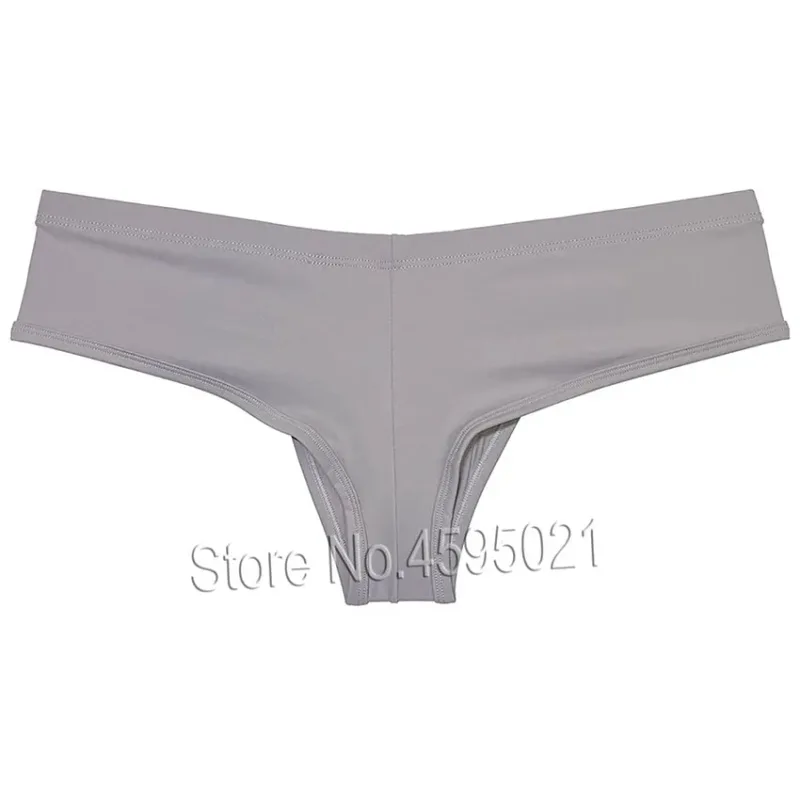 Men's Low Waist Bikini Briefs Underwear Male Bikini Enhance Pouch Boxershorts Micro Trunks Underpants Soft Briefs — image 8