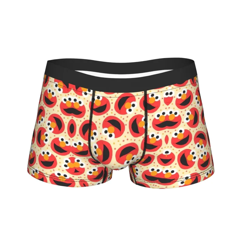 S-Sesames Streets Tango Elmo & Grover 속옷 남자 반바지 팬티 Funny Boxershorts 품질 세관 특대 팬티 — image 12