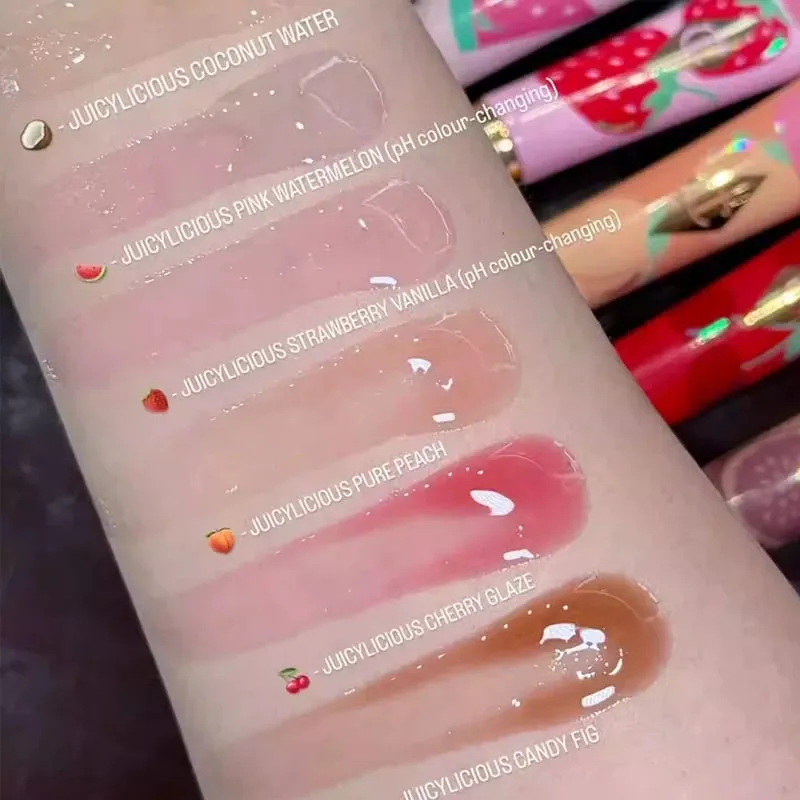 Σετ μακιγιάζ Charlotte Tilbury CT Highlighters Lip Blam 4 Χρώματα Παλέτα Σκιών για Χείλη Gloss Lip Blam Σετ Μαξιλάρι Talk Μεγάλης διάρκειας