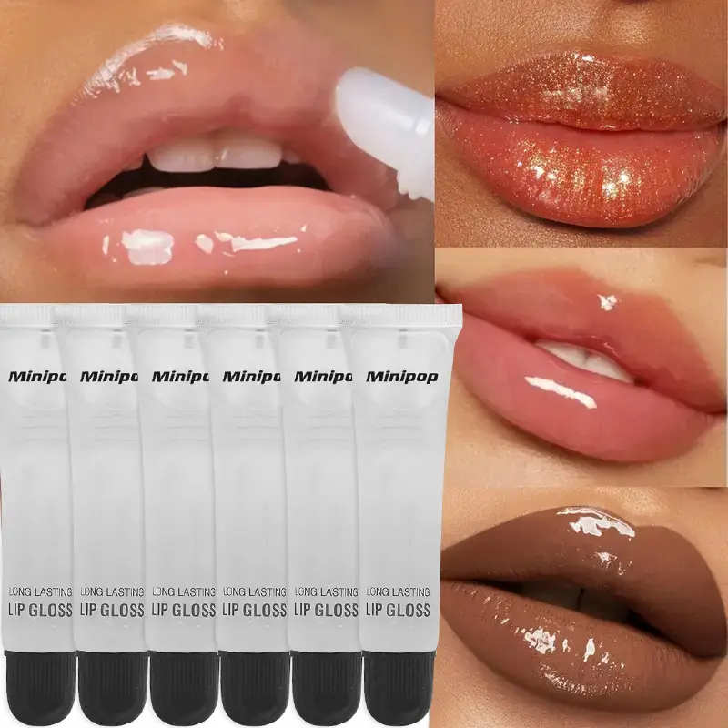 2/3/6 τμχ Ενυδατικό Clear Lip Gloss μεγάλης διάρκειας | Μη κολλώδες λάδι βάσης για τα χείλη Καλλυντικά για φινίρισμα υψηλής λάμψης 18ml — image 2