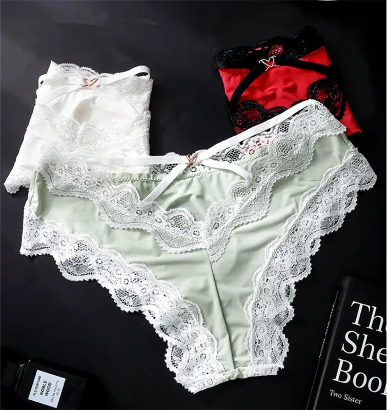 New adults 18 plus size cuecas masculino Lace 3D convex bag sexy men's underwear high elasticity string homme ice silk man thong — image 8