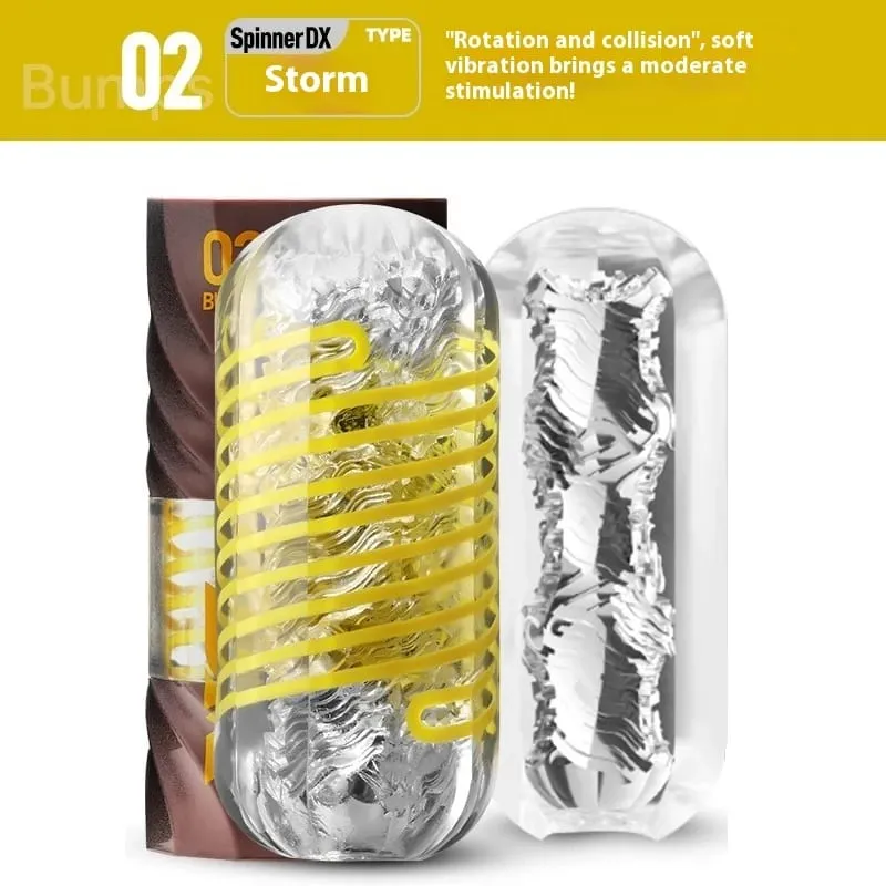 Official Licensed Latest Design Auto-Rotating Male Masturbator Cup Oral Sex Soft Adult Toy for Men Manual Sex Toys