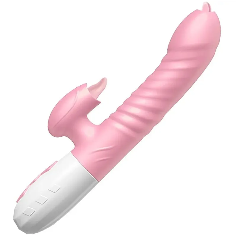 ויברטור דחף ארנב לנשים חימום G-Spot נרתיק ויברטור דגדגן ממריץ נקבה אוננות צעצוע מין למבוגרים לנשים