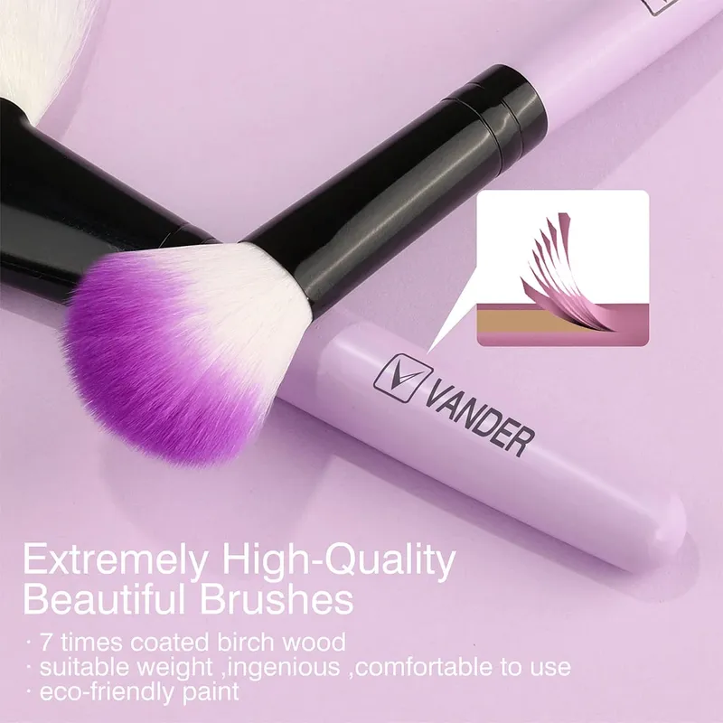 סט מברשות איפור חדש 10/32 יחידות Soft Fluffy Powder Foundation Contour סומק קונסילר צלליות מיזוג סימון כלי יופי
