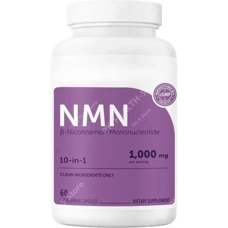 NMN Complex 1000mg ανά μερίδα 10-σε-1 NAD+ Precursor with Resveratrol CoQ10 120 Vegetarian Capsules Daily Support — image 7