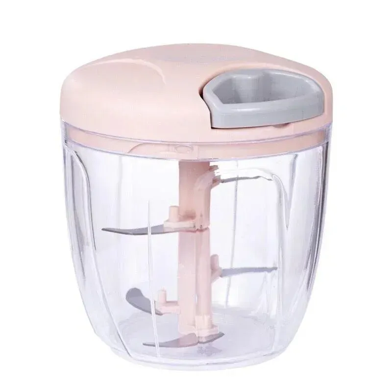 Crusher Vegetable Onion Cutter Kitchen Cooking Accessories 500/900ML Manual Meat Mincer Garlic Chopper Rotate GarlicPress — image 12