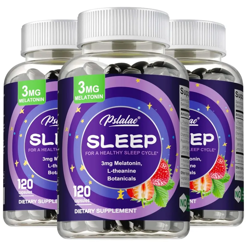 Sleep Supplements - Relieve Stress Improve Insomnia Improve Sleep Quality and Deep Sleep