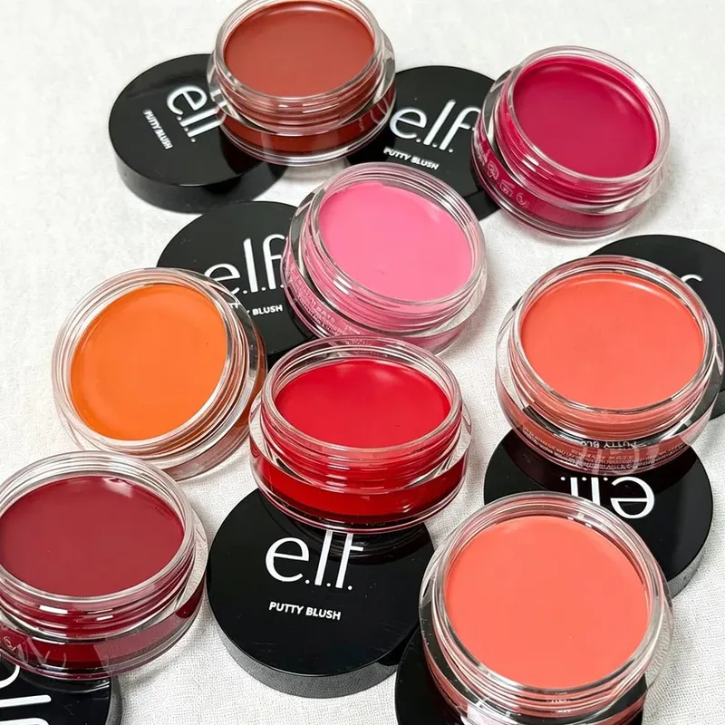 Elf Putty Blush Single Matte Cream Blush Dual-Use as Cream Eyeshadow Natural Soft Tone for Effortless Everyday Facial Makeup — image 3
