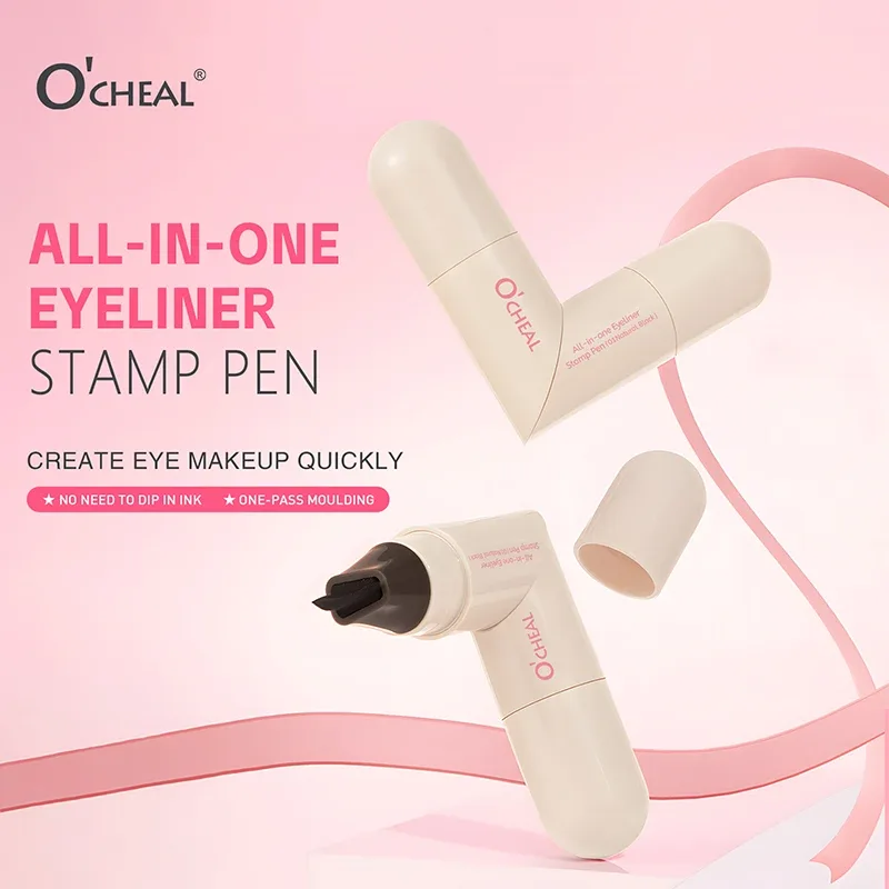 Όλα σε ένα Περιστρεφόμενο Eyeliner Stamp Pen Quick Eye Makeup Double-Ended Eyeliner Eyeliner αδιάβροχο μακράς διαρκείας Stamp Eyeliner — image 2