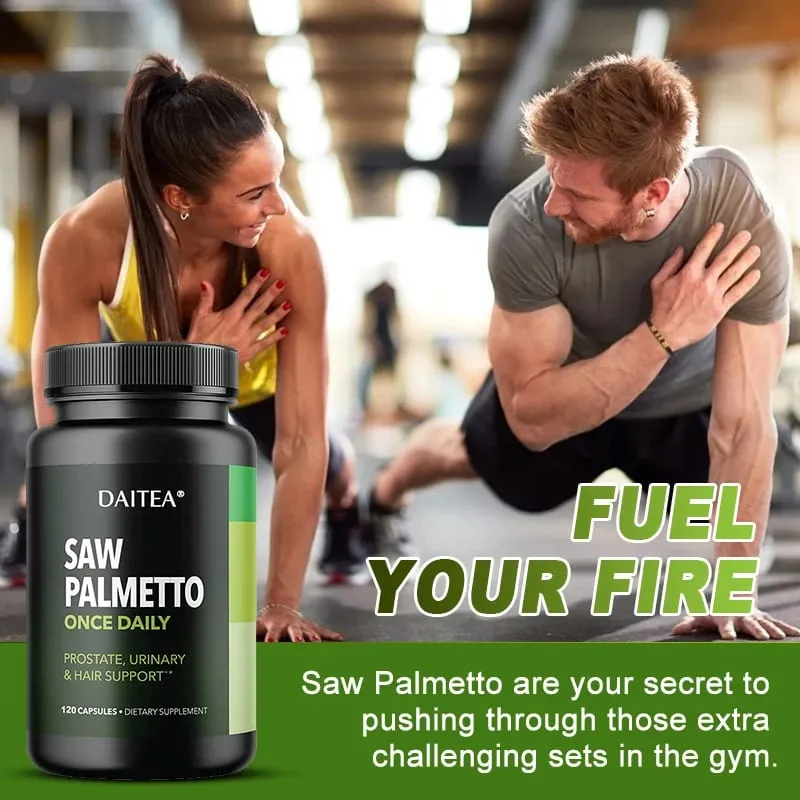 Daitea Saw Palm Capsule Συμπλήρωμα για την υγεία του προστάτη Υποστήριξη για την υγεία του ουροποιητικού συστήματος Υποστήριξη για την υγεία της ουροδόχου κύστης Προώθηση της ανάπτυξης των μαλλιών — image 6