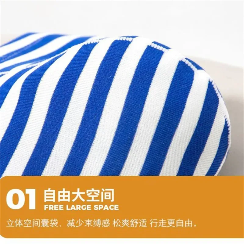 Europe Men's Striped Bikini Briefs Low Waist Sexy U Convex Underwear Male Half Covered Buttocks Tanga Panties Plus Size M-XXXL — image 5