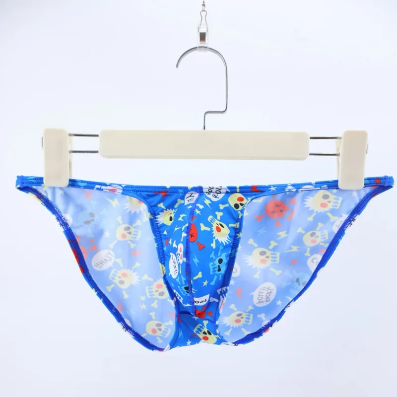 Men\'s Low Rise Underwear Briefs with Big Bulge Pouch and Skull Print Design Comfortable Stretch Fabric for Daily Wear — image 26
