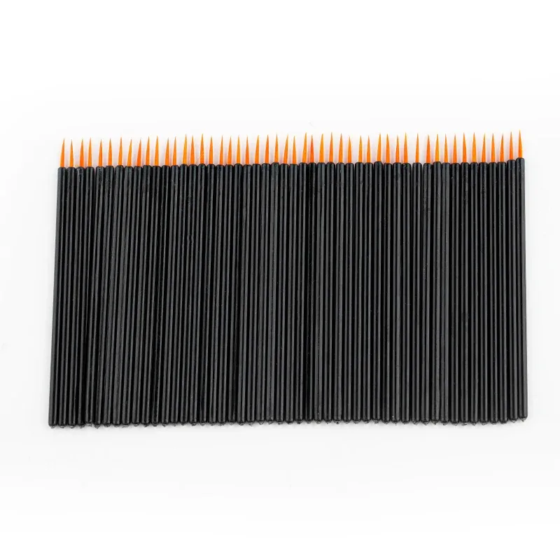 Novo 50/100 pçs pincel delineador sombra de olho aplicador ponto fino canetas delineador pincéis extensão de cílios varinhas cosméticas