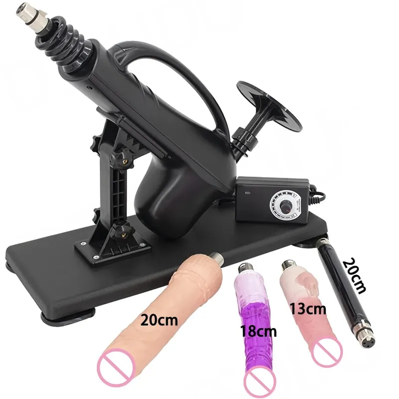Αυτόματο σεξουαλικό μηχάνημα 3XLR Dildo Attachments Γυναικείο Αυνανισμό Δονητικό όπλο σεξουαλικά παιχνίδια για άνδρες ζευγάρια Προϊόντα ενηλίκων — image 16