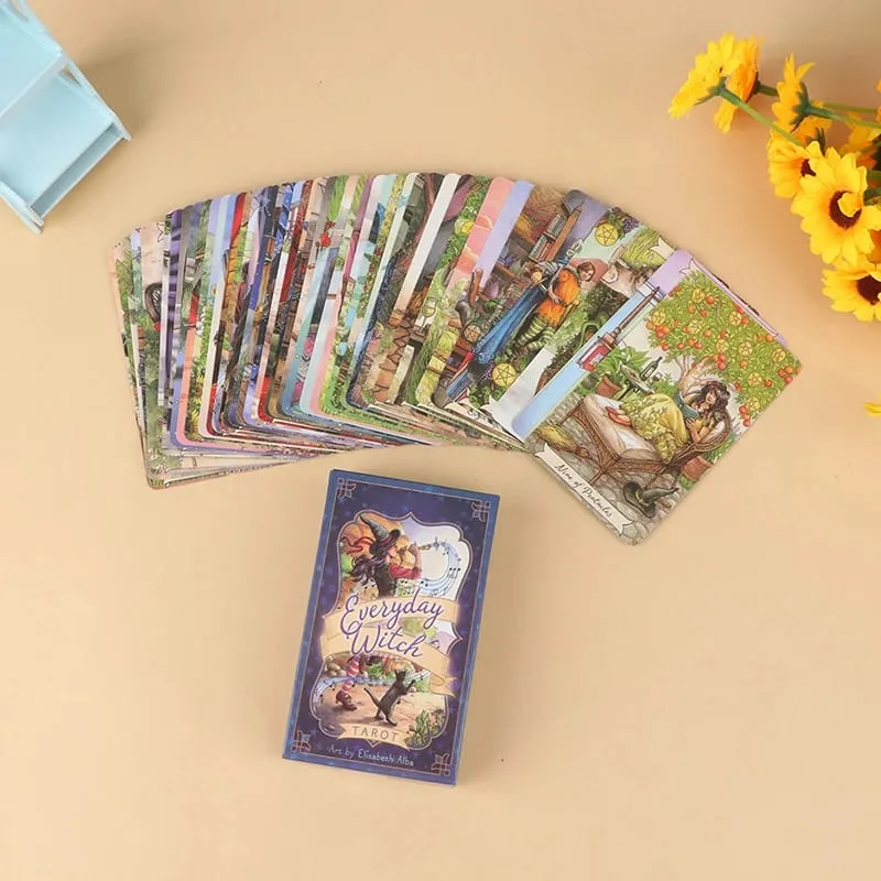 [TG835]1Box Book στην αγγλική γλώσσα Everyday Witch for Beginners Επιτραπέζια παιχνίδια Αστρολογία Μαντικές κάρτες Εργαλεία