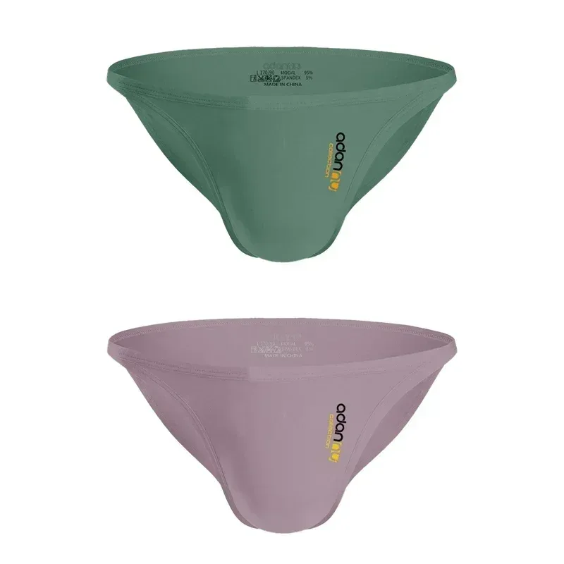 Men Modal Low‑Rise Briefs Sexy Solid Color Simple Triangle Underwear Sports Breathable Comfortable Male Panties — image 31