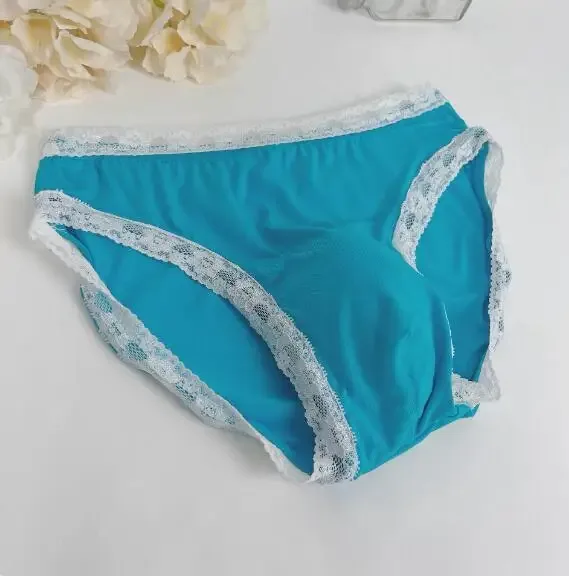 New Men's Underwear Sexy Men's Lace Briefs U-Convex Pouch Low-Rise Comfortable and Breathable Shorts Briefs men underwear sexy — image 26
