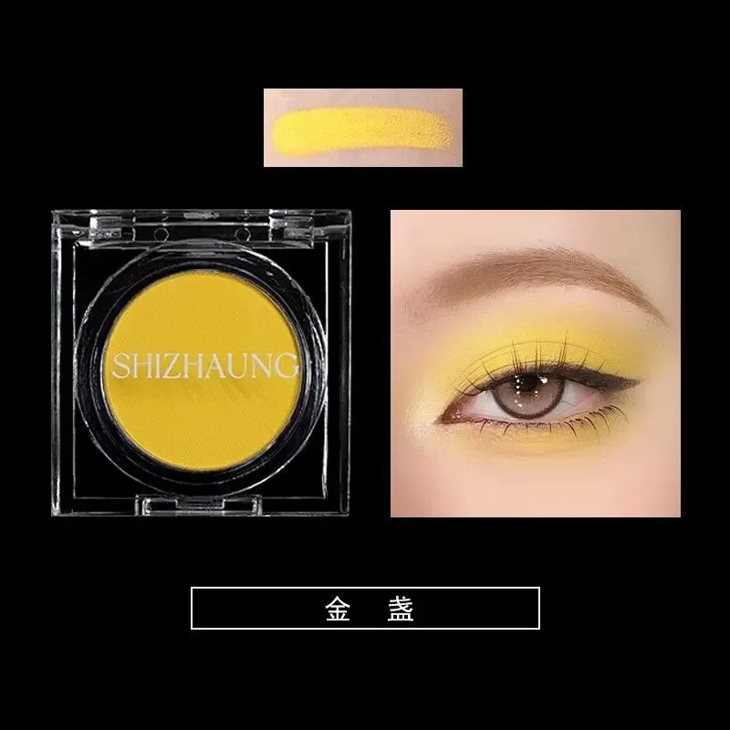 Chameleon Eyeshadow Powder Μονόχρωμη Matte Shimmer Metallic Glitter Gothic High Gloss High Colors Fine Flash που διαρκεί Μακιγιάζ ματιών — image 13