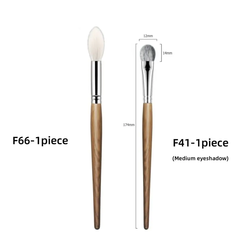 Tapered Highlighter Brush Υψηλής ποιότητας φυσική τρίχα που ρυθμίζει το πρόσωπο Powder Blending Blusher Πινέλα μακιγιάζ