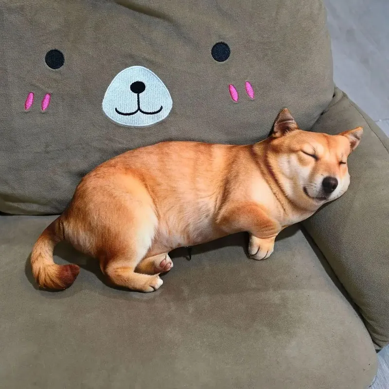 【In Stock】Cute Lifelike Simulation Pig Plush Toy Soft Sleeping Pillow Holiday Gift For Close Friends Home Sofa Decor Cushion