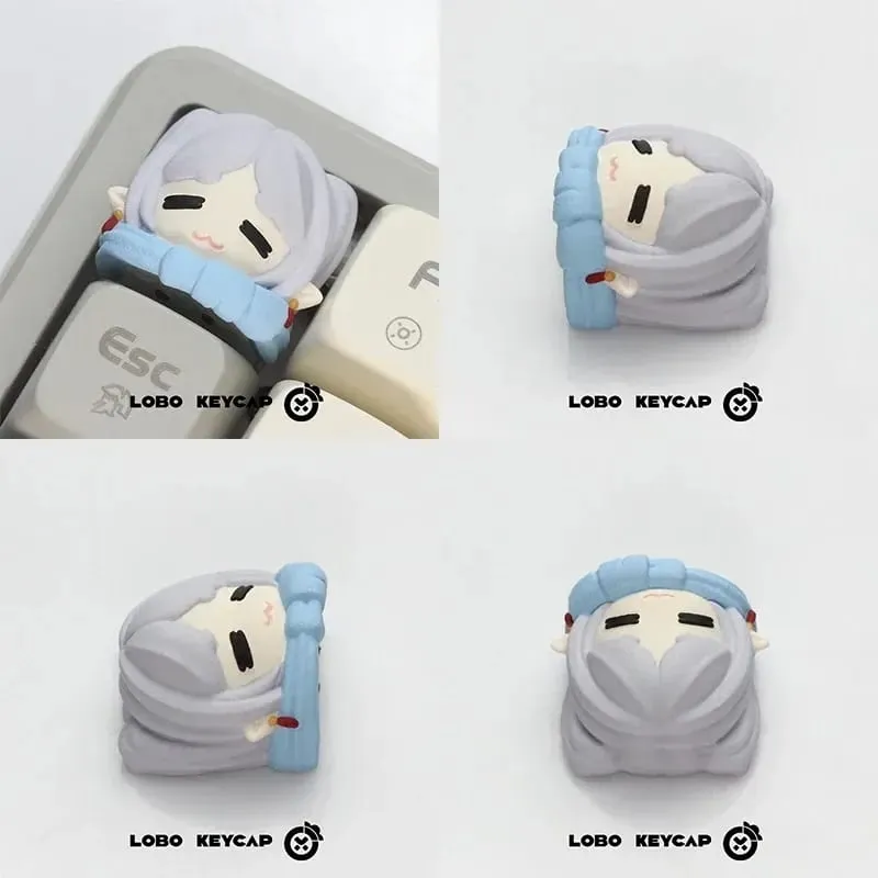 Anime Frieden Theme Series Single Keycap Personalized Resin Fern Cartoon Model Toy Mechanical Keyboard Esc Decor Δώρα — image 3