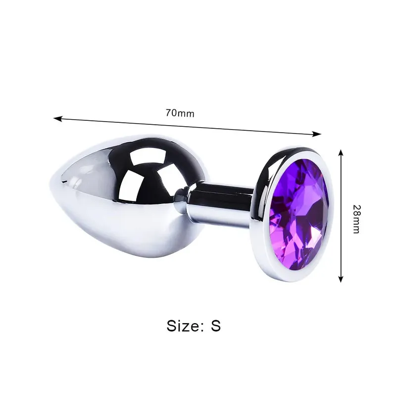 2026 Hot Sex Toy Metal Anal Plug Jewelry Base Beginner To Expert Butt Plug Adult Toy Tail Female/Male Dildos Couples Adults Game — image 4
