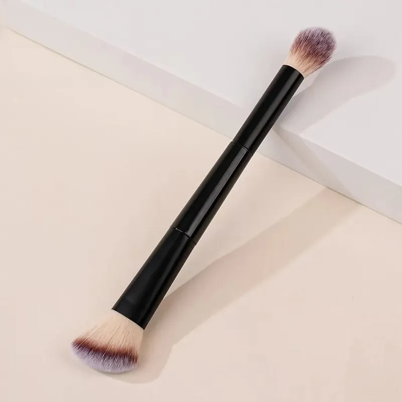 1 τμχ Πτυσσόμενο πινέλο ρουζ Kabuki Foundation Brush Soft Fluffy Powder Contour Brushes Makeup Φορητά εργαλεία μακιγιάζ — image 17