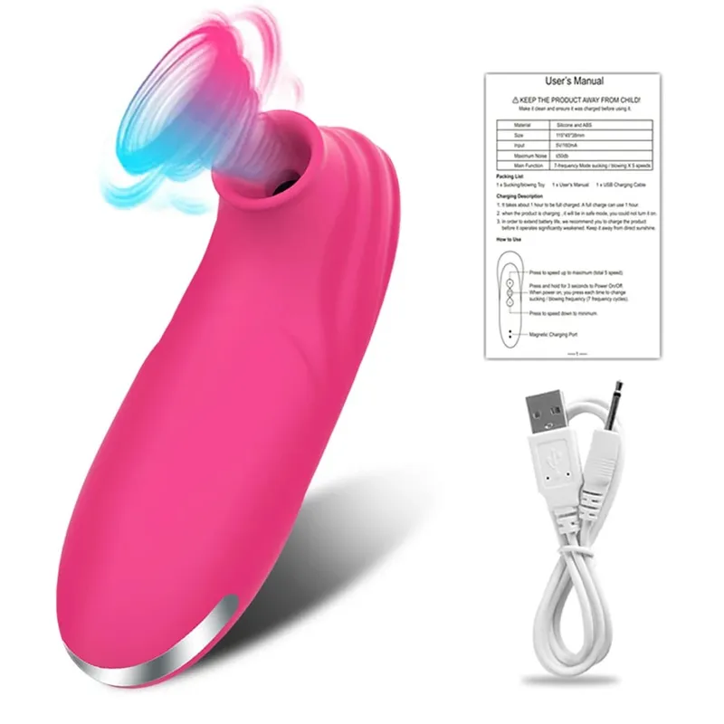 Clit Sucker Vibrator Vacuum Sucking Vibrating Clitoris Nipples Stimulator Θηλυκός αυνανιστής Είδη για ενήλικες Παιχνίδι σεξ για γυναίκες — image 13